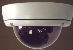15m赤外線照射器内蔵 屋外防滴バリフォーカルドームカラーカメラ