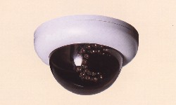 赤外線照射器内蔵カラードームカメラ